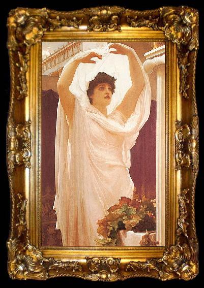 framed  Frederic,lord leighton,p.r.a.,r.w.s English: Invocation, ta009-2